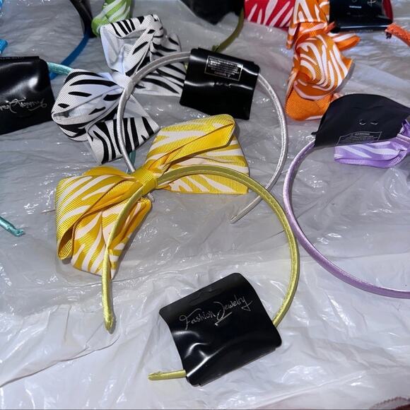 Girls animal print zebra stripes colors headband’s - Picture 2 of 3